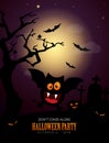 Halloween poster and invitation design