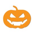 Wickedly Good Pumpkin: Halloween\'s Top Pick Royalty Free Stock Photo