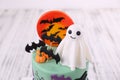Halloween Pumpkin Candy Ghost Cake Bats Trick or Treat All Saints Day