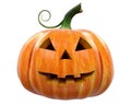 Halloween Pumpkin carving Jack-o-Lantern isolated