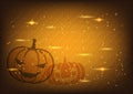 halloween pumpkin code Royalty Free Stock Photo