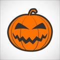 Halloween pumpkin color icon Royalty Free Stock Photo