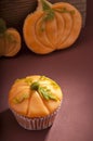 Halloween pumpkin cupcake