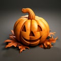 3d Vector Halloween Pumpkin - Creative Commons Attribution Royalty Free Stock Photo