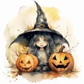 Halloween Pumpkin Digital Art Background