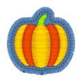 Halloween pumpkin embroidery design