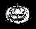 Halloween Pumpkin head monster.Vector illustration Royalty Free Stock Photo