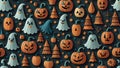 halloween. pumpkin and house halloween. wallpaper desktop. 9:16 bats. halloween design background wallpaper 3d pumpkin