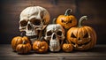 halloween. pumpkin and house halloween. wallpaper desktop. 9:16 bats. halloween design background wallpaper 3d pumpkin