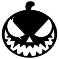 Halloween Pumpkin Icon - vector illustration