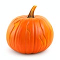 Halloween pumpkin isolated on white background Royalty Free Stock Photo