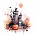 Halloween Pumpkin Napkin Design Background Royalty Free Stock Photo