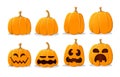 Halloween pumpkin set