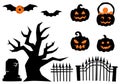 Halloween pumpkin sticker