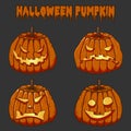 Halloween Pumpkin Vector Collections