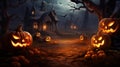 Halloween pumpkin vintage filter image