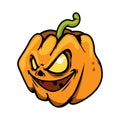 Halloween Pumpkins cartoon style