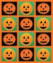 Halloween pumpkins pattern