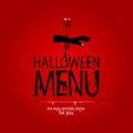 Halloween Restaurant menu.