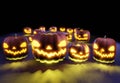 Halloween`s Pumpkins set