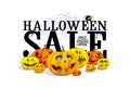 Halloween sale banner concept Royalty Free Stock Photo