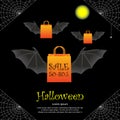 Halloween Sale Banner template