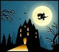 Halloween scary background Royalty Free Stock Photo