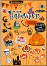 Halloween scrapbook elements