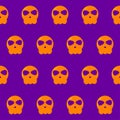 Halloween seamless pattern background.