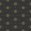 Halloween seamless pattern decoration concept magic illustration.