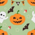 Halloween seamless pattern