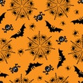 Halloween seamless pattern Royalty Free Stock Photo
