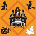 Halloween seamless pattern 2 Royalty Free Stock Photo