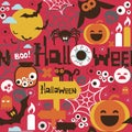 Halloween seamless print