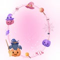 Halloween series decorative background