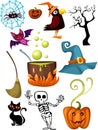 Halloween set Royalty Free Stock Photo