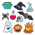 Halloween set Royalty Free Stock Photo
