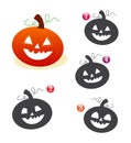 Halloween shape game: the pumpkin Royalty Free Stock Photo