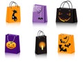 Halloween shopping bags