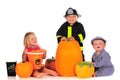 Halloween Siblings Royalty Free Stock Photo