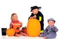 Halloween Siblings Royalty Free Stock Photo