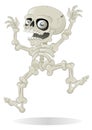 Halloween Skeleton jumping with fright