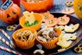 Halloween snack idea Royalty Free Stock Photo