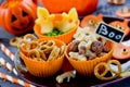 Halloween snack idea Royalty Free Stock Photo