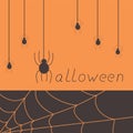 Halloween spider card