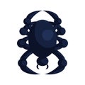 Halloween spider icon, cartoon style Royalty Free Stock Photo