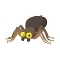 Halloween spider icon, cartoon style Royalty Free Stock Photo