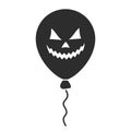 Halloween balloon vector icon