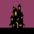 Halloween Spooky house Royalty Free Stock Photo