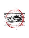 Halloween stempel